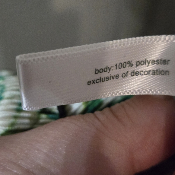 ***Essential Green and Turquoise Blouse Woman (3X) - Picture 4 of 8